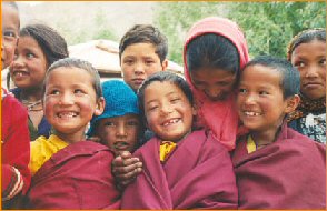 Young nuns of Yangchen Choling, Spiti